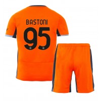 Inter Milan Alessandro Bastoni #95 Replica Third Minikit 2023-24 Short Sleeve (+ pants)